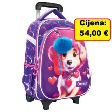 Ruksak školski s kotačićima XT Love Dog 26